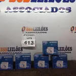 LOTE 413 - 03 CAIXAS DE INTERRUPTOR SOPRANO DIFERENCIAL DRS-L 4 POLOS, CONTÉM 01 UNIDADE EM CADA CAIXA. (NO ESTADO) ATENÇÃO! FAZER A VISITAÇÃO ANTES DE ARREMATAR, NÃO SABEMOS SE FUNCIONA. LEILÃO NÃO TEM GARANTIA E NEM DEVOLUÇÃO, SUJEITO A POSSÍVEIS AVARIAS VISÍVEIS/OCULTAS E/OU AUSÊNCIA DE COMPONENTES.