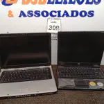 LOTE 309 - 02 NOTEBOOKS MARCA HP E AMAZON. (NO ESTADO) ATENÇÃO! FAZER A VISITAÇÃO ANTES DE ARREMATAR, NÃO SABEMOS SE FUNCIONA. LEILÃO NÃO TEM GARANTIA E NEM DEVOLUÇÃO, SUJEITO A POSSÍVEIS AVARIAS VISÍVEIS/OCULTAS E/OU AUSÊNCIA DE COMPONENTES.