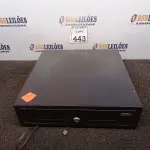 LOTE 443 - 01 CAIXA REGISTRADORA. (NO ESTADO) ATENÇÃO! FAZER A VISITAÇÃO ANTES DE ARREMATAR, NÃO SABEMOS SE FUNCIONA. LEILÃO NÃO TEM GARANTIA E NEM DEVOLUÇÃO, SUJEITO A POSSÍVEIS AVARIAS VISÍVEIS/OCULTAS E/OU AUSÊNCIA DE COMPONENTES.