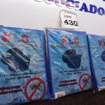 LOTE 430 - 03 CAPAS DE PROTEÇÃO P/ CAIXA D`ÁGUA KLC PVC REFORÇADA 100% POLIESTER. (NO ESTADO) ATENÇÃO! FAZER A VISITAÇÃO ANTES DE ARREMATAR, NÃO SABEMOS SE FUNCIONA. LEILÃO NÃO TEM GARANTIA E NEM DEVOLUÇÃO, SUJEITO A POSSÍVEIS AVARIAS VISÍVEIS/OCULTAS E/OU AUSÊNCIA DE COMPONENTES.