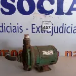 LOTE 457 - 01 BOMBA D´ÁGUA MARCA WEG. (NO ESTADO) ATENÇÃO! FAZER A VISITAÇÃO ANTES DE ARREMATAR, NÃO SABEMOS SE FUNCIONA. LEILÃO NÃO TEM GARANTIA E NEM DEVOLUÇÃO, SUJEITO A POSSÍVEIS AVARIAS VISÍVEIS/OCULTAS E/OU AUSÊNCIA DE COMPONENTES.