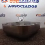 LOTE 441 - 01 CUBA INOX N3 AÇO 430 3.1/2 40X34X14 FABRINOX (NO ESTADO) ATENÇÃO! FAZER A VISITAÇÃO ANTES DE ARREMATAR, NÃO SABEMOS SE FUNCIONA. LEILÃO NÃO TEM GARANTIA E NEM DEVOLUÇÃO, SUJEITO A POSSÍVEIS AVARIAS VISÍVEIS/OCULTAS E/OU AUSÊNCIA DE COMPONENTES.