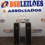 LOTE 314 - 02 MINI CPUS MARCA HP. (NO ESTADO) ATENÇÃO! FAZER A VISITAÇÃO ANTES DE ARREMATAR, NÃO SABEMOS SE FUNCIONA. LEILÃO NÃO TEM GARANTIA E NEM DEVOLUÇÃO, SUJEITO A POSSÍVEIS AVARIAS VISÍVEIS/OCULTAS E/OU AUSÊNCIA DE COMPONENTES.