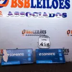 LOTE 418 - 02 FECHADURAS POPLINE ALAVANCA CR SOPRANO (NO ESTADO) ATENÇÃO! FAZER A VISITAÇÃO ANTES DE ARREMATAR, NÃO SABEMOS SE FUNCIONA. LEILÃO NÃO TEM GARANTIA E NEM DEVOLUÇÃO, SUJEITO A POSSÍVEIS AVARIAS VISÍVEIS/OCULTAS E/OU AUSÊNCIA DE COMPONENTES.