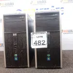 LOTE 482 - 02 CPUS MARCA HP. (NO ESTADO) ATENÇÃO! FAZER A VISITAÇÃO ANTES DE ARREMATAR, NÃO SABEMOS SE FUNCIONA. LEILÃO NÃO TEM GARANTIA E NEM DEVOLUÇÃO, SUJEITO A POSSÍVEIS AVARIAS VISÍVEIS/OCULTAS E/OU AUSÊNCIA DE COMPONENTES.