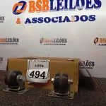 LOTE 494 - 08 RODINHAS GIRATÓRIAS. (NO ESTADO) ATENÇÃO! FAZER A VISITAÇÃO ANTES DE ARREMATAR, NÃO SABEMOS SE FUNCIONA. LEILÃO NÃO TEM GARANTIA E NEM DEVOLUÇÃO, SUJEITO A POSSÍVEIS AVARIAS VISÍVEIS/OCULTAS E/OU AUSÊNCIA DE COMPONENTES.