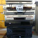 LOTE 189 - 04 APARELHOS DE DVD MARCAS E MODELOS DIVERSOS E 04 VHS MARCAS E MODELOS DIVERSOS. (NO ESTADO) ATENÇÃO! FAZER A VISITAÇÃO ANTES DE ARREMATAR, NÃO SABEMOS SE FUNCIONA. LEILÃO NÃO TEM GARANTIA E NEM DEVOLUÇÃO, SUJEITO A POSSÍVEIS AVARIAS VISÍVEIS/OCULTAS E/OU AUSÊNCIA DE COMPONENTES.