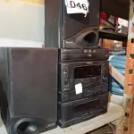 LOTE 046 - 01 MICRO SYSTEM SHARP. (NO ESTADO) ATENÇÃO! FAZER A VISITAÇÃO ANTES DE ARREMATAR, NÃO SABEMOS SE FUNCIONA. LEILÃO NÃO TEM GARANTIA E NEM DEVOLUÇÃO, SUJEITO A POSSÍVEIS AVARIAS VISÍVEIS/OCULTAS E/OU AUSÊNCIA DE COMPONENTES.