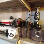 LOTE 132 - 01 LOTE COM DIVERSOS MIXERS MARCAS E MODELOS DIVERSOS. (NO ESTADO) ATENÇÃO! FAZER A VISITAÇÃO ANTES DE ARREMATAR, NÃO SABEMOS SE FUNCIONA. LEILÃO NÃO TEM GARANTIA E NEM DEVOLUÇÃO, SUJEITO A POSSÍVEIS AVARIAS VISÍVEIS/OCULTAS E/OU AUSÊNCIA DE COMPONENTES.