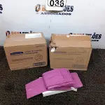 LOTE 036 - 02 CAIXAS COM SAQUINHOS PLÁSTICOS PARA DESCARTES DE ABSORVENTES, CONTEM 10 PERFIS COM 60 UNIDADES CADA. (NO ESTADO) ATENÇÃO! FAZER A VISITAÇÃO ANTES DE ARREMATAR, NÃO SABEMOS SE FUNCIONA. LEILÃO NÃO TEM GARANTIA E NEM DEVOLUÇÃO, SUJEITO A POSSÍVEIS AVARIAS VISÍVEIS/OCULTAS E/OU AUSÊNCIA DE COMPONENTES.