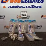LOTE 037 - 05 FILTROS DE LINHA MARCA HUAISHENG. (NO ESTADO) ATENÇÃO! FAZER A VISITAÇÃO ANTES DE ARREMATAR, NÃO SABEMOS SE FUNCIONA. LEILÃO NÃO TEM GARANTIA E NEM DEVOLUÇÃO, SUJEITO A POSSÍVEIS AVARIAS VISÍVEIS/OCULTAS E/OU AUSÊNCIA DE COMPONENTES.