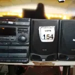 LOTE 154 - 01 MICROSYSTEM AIWA COM 02 CAIXAS DE SOM. (NO ESTADO) ATENÇÃO! FAZER A VISITAÇÃO ANTES DE ARREMATAR, NÃO SABEMOS SE FUNCIONA. LEILÃO NÃO TEM GARANTIA E NEM DEVOLUÇÃO, SUJEITO A POSSÍVEIS AVARIAS VISÍVEIS/OCULTAS E/OU AUSÊNCIA DE COMPONENTES.