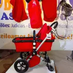 LOTE 568 - 01 CARRINHO DE BEBÊ. (NO ESTADO) ATENÇÃO! FAZER A VISITAÇÃO ANTES DE ARREMATAR, NÃO SABEMOS SE FUNCIONA. LEILÃO NÃO TEM GARANTIA E NEM DEVOLUÇÃO, SUJEITO A POSSÍVEIS AVARIAS VISÍVEIS/OCULTAS E/OU AUSÊNCIA DE COMPONENTES.