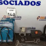 LOTE 163 - 01 LOTE COM DIVERSAS PEÇAS VEICULARES. (NO ESTADO) ATENÇÃO! FAZER A VISITAÇÃO ANTES DE ARREMATAR, NÃO SABEMOS SE FUNCIONA. LEILÃO NÃO TEM GARANTIA E NEM DEVOLUÇÃO, SUJEITO A POSSÍVEIS AVARIAS VISÍVEIS/OCULTAS E/OU AUSÊNCIA DE COMPONENTES.