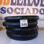 LOTE 549 - 04 PNEUS P/ MOTOS USADOS D NUMERAÇÕES DIVERSAS. (NO ESTADO) ATENÇÃO! FAZER A VISITAÇÃO ANTES DE ARREMATAR, NÃO SABEMOS SE FUNCIONA. LEILÃO NÃO TEM GARANTIA E NEM DEVOLUÇÃO, SUJEITO A POSSÍVEIS AVARIAS VISÍVEIS/OCULTAS E/OU AUSÊNCIA DE COMPONENTES.