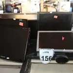 LOTE 156 - 08 MONITORES MARCAS E MODELOS DIVERSOS P/ RETIRADA DE PEÇAS. (NO ESTADO) ATENÇÃO! FAZER A VISITAÇÃO ANTES DE ARREMATAR, NÃO SABEMOS SE FUNCIONA. LEILÃO NÃO TEM GARANTIA E NEM DEVOLUÇÃO, SUJEITO A POSSÍVEIS AVARIAS VISÍVEIS/OCULTAS E/OU AUSÊNCIA DE COMPONENTES.