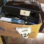 LOTE 124 - 01 LOTE COM DIVERSOS MATERIAIS P/ ESCRITÓRIO. (NO ESTADO) ATENÇÃO! FAZER A VISITAÇÃO ANTES DE ARREMATAR, NÃO SABEMOS SE FUNCIONA. LEILÃO NÃO TEM GARANTIA E NEM DEVOLUÇÃO, SUJEITO A POSSÍVEIS AVARIAS VISÍVEIS/OCULTAS E/OU AUSÊNCIA DE COMPONENTES.