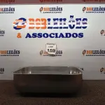 LOTE 159 - 01 CUBA EM AÇO INOX 400X340X140MM. (NO ESTADO) ATENÇÃO! FAZER A VISITAÇÃO ANTES DE ARREMATAR, NÃO SABEMOS SE FUNCIONA. LEILÃO NÃO TEM GARANTIA E NEM DEVOLUÇÃO, SUJEITO A POSSÍVEIS AVARIAS VISÍVEIS/OCULTAS E/OU AUSÊNCIA DE COMPONENTES.