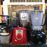 LOTE 147 - 01 LOTE COM DIVERSOS APARELHOS DOMÉSTICOS. (NO ESTADO) ATENÇÃO! FAZER A VISITAÇÃO ANTES DE ARREMATAR, NÃO SABEMOS SE FUNCIONA. LEILÃO NÃO TEM GARANTIA E NEM DEVOLUÇÃO, SUJEITO A POSSÍVEIS AVARIAS VISÍVEIS/OCULTAS E/OU AUSÊNCIA DE COMPONENTES.