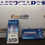 LOTE 559 - 02 FECHADURAS POPLINE ALAVANCA CR SOPRANO (NO ESTADO) ATENÇÃO! FAZER A VISITAÇÃO ANTES DE ARREMATAR, NÃO SABEMOS SE FUNCIONA. LEILÃO NÃO TEM GARANTIA E NEM DEVOLUÇÃO, SUJEITO A POSSÍVEIS AVARIAS VISÍVEIS/OCULTAS E/OU AUSÊNCIA DE COMPONENTES.