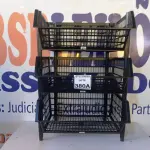 LOTE 380 - 03 CESTAS ORGANIZADORA PARA FRUTAS OU FERRAMENTAS (NO ESTADO) ATENÇÃO! FAZER A VISITAÇÃO ANTES DE ARREMATAR, NÃO SABEMOS SE FUNCIONA. LEILÃO NÃO TEM GARANTIA E NEM DEVOLUÇÃO, SUJEITO A POSSÍVEIS AVARIAS VISÍVEIS/OCULTAS E/OU AUSÊNCIA DE COMPONENTES.