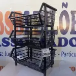 LOTE 380 - 03 CESTAS ORGANIZADORA PARA FRUTAS OU FERRAMENTAS (NO ESTADO) ATENÇÃO! FAZER A VISITAÇÃO ANTES DE ARREMATAR, NÃO SABEMOS SE FUNCIONA. LEILÃO NÃO TEM GARANTIA E NEM DEVOLUÇÃO, SUJEITO A POSSÍVEIS AVARIAS VISÍVEIS/OCULTAS E/OU AUSÊNCIA DE COMPONENTES.