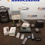LOTE 015 - 01 LOTE COM DIVERSOS ELETRÔNICOS. (NO ESTADO) ATENÇÃO! FAZER A VISITAÇÃO ANTES DE ARREMATAR, NÃO SABEMOS SE FUNCIONA. LEILÃO NÃO TEM GARANTIA E NEM DEVOLUÇÃO, SUJEITO A POSSÍVEIS AVARIAS VISÍVEIS/OCULTAS E/OU AUSÊNCIA DE COMPONENTES.