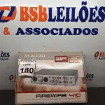 LOTE 180 - 01 FIREWIRE 410. (NO ESTADO) ATENÇÃO! FAZER A VISITAÇÃO ANTES DE ARREMATAR, NÃO SABEMOS SE FUNCIONA. LEILÃO NÃO TEM GARANTIA E NEM DEVOLUÇÃO, SUJEITO A POSSÍVEIS AVARIAS VISÍVEIS/OCULTAS E/OU AUSÊNCIA DE COMPONENTES.