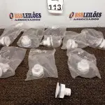 LOTE 113 - 10 CONJUNTOS DE NICHO P/ REFLETOR DE FIBRA 1,5 ROSCA. (NO ESTADO) ATENÇÃO! FAZER A VISITAÇÃO ANTES DE ARREMATAR, NÃO SABEMOS SE FUNCIONA. LEILÃO NÃO TEM GARANTIA E NEM DEVOLUÇÃO, SUJEITO A POSSÍVEIS AVARIAS VISÍVEIS/OCULTAS E/OU AUSÊNCIA DE COMPONENTES.