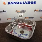 LOTE 088 - 01 CUBA EM AÇO INOX 400X340X140MM. (NO ESTADO) ATENÇÃO! FAZER A VISITAÇÃO ANTES DE ARREMATAR, NÃO SABEMOS SE FUNCIONA. LEILÃO NÃO TEM GARANTIA E NEM DEVOLUÇÃO, SUJEITO A POSSÍVEIS AVARIAS VISÍVEIS/OCULTAS E/OU AUSÊNCIA DE COMPONENTES.