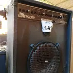 LOTE 141 - 01 CAIXA DE SOM AMPLIFICADA WATSOM. (NO ESTADO) ATENÇÃO! FAZER A VISITAÇÃO ANTES DE ARREMATAR, NÃO SABEMOS SE FUNCIONA. LEILÃO NÃO TEM GARANTIA E NEM DEVOLUÇÃO, SUJEITO A POSSÍVEIS AVARIAS VISÍVEIS/OCULTAS E/OU AUSÊNCIA DE COMPONENTES.