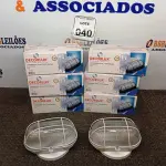 LOTE 040 - 08 LUMINÁRIAS OVAIS TARTARUGA. (NO ESTADO) ATENÇÃO! FAZER A VISITAÇÃO ANTES DE ARREMATAR, NÃO SABEMOS SE FUNCIONA. LEILÃO NÃO TEM GARANTIA E NEM DEVOLUÇÃO, SUJEITO A POSSÍVEIS AVARIAS VISÍVEIS/OCULTAS E/OU AUSÊNCIA DE COMPONENTES.