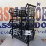 LOTE 390 - 03 CESTAS ORGANIZADORA PARA FRUTAS OU FERRAMENTAS (NO ESTADO) ATENÇÃO! FAZER A VISITAÇÃO ANTES DE ARREMATAR, NÃO SABEMOS SE FUNCIONA. LEILÃO NÃO TEM GARANTIA E NEM DEVOLUÇÃO, SUJEITO A POSSÍVEIS AVARIAS VISÍVEIS/OCULTAS E/OU AUSÊNCIA DE COMPONENTES.