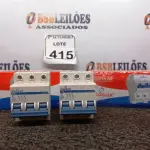 LOTE 415 - 02 CAIXAS DE MINI DISJUNTORES DECORLUX MODELO DZ47-63, CONTÉM 12 UNIDADES EM CADA CAIXA. (NO ESTADO) ATENÇÃO! FAZER A VISITAÇÃO ANTES DE ARREMATAR, NÃO SABEMOS SE FUNCIONA. LEILÃO NÃO TEM GARANTIA E NEM DEVOLUÇÃO, SUJEITO A POSSÍVEIS AVARIAS VISÍVEIS/OCULTAS E/OU AUSÊNCIA DE COMPONENTES.