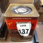 LOTE 137 - 01 LATA DE TINTA TEXTURATTO PREMIUM EFEITO RÚSTICO INTERIOR/EXTERIOR SUVINIL 25KG. (NO ESTADO) ATENÇÃO! FAZER A VISITAÇÃO ANTES DE ARREMATAR, NÃO SABEMOS SE FUNCIONA. LEILÃO NÃO TEM GARANTIA E NEM DEVOLUÇÃO, SUJEITO A POSSÍVEIS AVARIAS VISÍVEIS/OCULTAS E/OU AUSÊNCIA DE COMPONENTES.