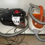 LOTE 174 - 02 ASPIRADORES DE PÓ ELECTROLUX.  (NO ESTADO) ATENÇÃO! FAZER A VISITAÇÃO ANTES DE ARREMATAR, NÃO SABEMOS SE FUNCIONA. LEILÃO NÃO TEM GARANTIA E NEM DEVOLUÇÃO, SUJEITO A POSSÍVEIS AVARIAS VISÍVEIS/OCULTAS E/OU AUSÊNCIA DE COMPONENTES.