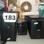 LOTE 183 - 01 LOTE COM 04 NOBREAKS MARCAS E MODELOS DIVERSOS. (NO ESTADO) ATENÇÃO! FAZER A VISITAÇÃO ANTES DE ARREMATAR, NÃO SABEMOS SE FUNCIONA. LEILÃO NÃO TEM GARANTIA E NEM DEVOLUÇÃO, SUJEITO A POSSÍVEIS AVARIAS VISÍVEIS/OCULTAS E/OU AUSÊNCIA DE COMPONENTES.