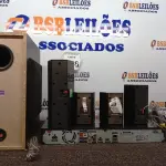 LOTE 188 - 01 HOME-THEATER SAMSUMG. (NO ESTADO) ATENÇÃO! FAZER A VISITAÇÃO ANTES DE ARREMATAR, NÃO SABEMOS SE FUNCIONA. LEILÃO NÃO TEM GARANTIA E NEM DEVOLUÇÃO, SUJEITO A POSSÍVEIS AVARIAS VISÍVEIS/OCULTAS E/OU AUSÊNCIA DE COMPONENTES.