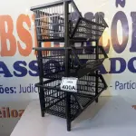 LOTE 400 - 03 CESTAS ORGANIZADORA PARA FRUTAS OU FERRAMENTAS (NO ESTADO) ATENÇÃO! FAZER A VISITAÇÃO ANTES DE ARREMATAR, NÃO SABEMOS SE FUNCIONA. LEILÃO NÃO TEM GARANTIA E NEM DEVOLUÇÃO, SUJEITO A POSSÍVEIS AVARIAS VISÍVEIS/OCULTAS E/OU AUSÊNCIA DE COMPONENTES.