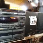 LOTE 154 - 01 MICROSYSTEM AIWA COM 02 CAIXAS DE SOM. (NO ESTADO) ATENÇÃO! FAZER A VISITAÇÃO ANTES DE ARREMATAR, NÃO SABEMOS SE FUNCIONA. LEILÃO NÃO TEM GARANTIA E NEM DEVOLUÇÃO, SUJEITO A POSSÍVEIS AVARIAS VISÍVEIS/OCULTAS E/OU AUSÊNCIA DE COMPONENTES.