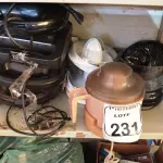 LOTE 231 - 04 TORRADEIRAS MARCAS E MODELOS DIVERSOS E 03 ESPREMEDORES DE SUCO MARCAS E MODELOS DIVERSOS.  (NO ESTADO) ATENÇÃO! FAZER A VISITAÇÃO ANTES DE ARREMATAR, NÃO SABEMOS SE FUNCIONA. LEILÃO NÃO TEM GARANTIA E NEM DEVOLUÇÃO, SUJEITO A POSSÍVEIS AVARIAS VISÍVEIS/OCULTAS E/OU AUSÊNCIA DE COMPONENTES.