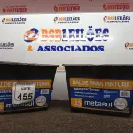 LOTE 455 - 02 BALDES P/ PINTURA. (NO ESTADO) ATENÇÃO! FAZER A VISITAÇÃO ANTES DE ARREMATAR, NÃO SABEMOS SE FUNCIONA. LEILÃO NÃO TEM GARANTIA E NEM DEVOLUÇÃO, SUJEITO A POSSÍVEIS AVARIAS VISÍVEIS/OCULTAS E/OU AUSÊNCIA DE COMPONENTES.