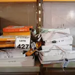 LOTE 427 - 01 LOTE C/ DIVERSAS LUMINÁRIAS. (NO ESTADO) ATENÇÃO! FAZER A VISITAÇÃO ANTES DE ARREMATAR, NÃO SABEMOS SE FUNCIONA. LEILÃO NÃO TEM GARANTIA E NEM DEVOLUÇÃO, SUJEITO A POSSÍVEIS AVARIAS VISÍVEIS/OCULTAS E/OU AUSÊNCIA DE COMPONENTES.