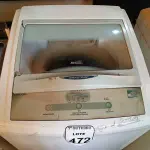 LOTE 472 - 01 MÁQUINA DE LAVAR ROUPAS BRASTEMP. (NO ESTADO) ATENÇÃO! FAZER A VISITAÇÃO ANTES DE ARREMATAR, NÃO SABEMOS SE FUNCIONA. LEILÃO NÃO TEM GARANTIA E NEM DEVOLUÇÃO, SUJEITO A POSSÍVEIS AVARIAS VISÍVEIS/OCULTAS E/OU AUSÊNCIA DE COMPONENTES.