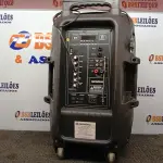 LOTE 293 - 01 CAIXA DE SOM MARCA MONDIAL (NO ESTADO) ATENÇÃO! FAZER A VISITAÇÃO ANTES DE ARREMATAR, NÃO SABEMOS SE FUNCIONA. LEILÃO NÃO TEM GARANTIA E NEM DEVOLUÇÃO, SUJEITO A POSSÍVEIS AVARIAS VISÍVEIS/OCULTAS E/OU AUSÊNCIA DE COMPONENTES.