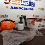 LOTE 275 - 01 PISTOLA ELÉTRICA PARA PINTURA PULVERIZADORA INTECH AGULHA EM AÇO INOX 650W 220V (NOVO). (NO ESTADO) ATENÇÃO! FAZER A VISITAÇÃO ANTES DE ARREMATAR, NÃO SABEMOS SE FUNCIONA. LEILÃO NÃO TEM GARANTIA E NEM DEVOLUÇÃO, SUJEITO A POSSÍVEIS AVARIAS VISÍVEIS/OCULTAS E/OU AUSÊNCIA DE COMPONENTES.