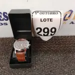 LOTE 299 - 01 RELÓGIO DE PULSO WOKAI. (NO ESTADO) ATENÇÃO! FAZER A VISITAÇÃO ANTES DE ARREMATAR, NÃO SABEMOS SE FUNCIONA. LEILÃO NÃO TEM GARANTIA E NEM DEVOLUÇÃO, SUJEITO A POSSÍVEIS AVARIAS VISÍVEIS/OCULTAS E/OU AUSÊNCIA DE COMPONENTES.