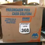 LOTE 368 - 01 PROLONGADOR P/ CAIXA COLETORA.  (NO ESTADO) ATENÇÃO! FAZER A VISITAÇÃO ANTES DE ARREMATAR, NÃO SABEMOS SE FUNCIONA. LEILÃO NÃO TEM GARANTIA E NEM DEVOLUÇÃO, SUJEITO A POSSÍVEIS AVARIAS VISÍVEIS/OCULTAS E/OU AUSÊNCIA DE COMPONENTES.