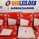 LOTE 345 - 10 LUMINÁRIAS DE LED PAINEL SLIM KIAN 18W 100-240V.  (NO ESTADO) ATENÇÃO! FAZER A VISITAÇÃO ANTES DE ARREMATAR, NÃO SABEMOS SE FUNCIONA. LEILÃO NÃO TEM GARANTIA E NEM DEVOLUÇÃO, SUJEITO A POSSÍVEIS AVARIAS VISÍVEIS/OCULTAS E/OU AUSÊNCIA DE COMPONENTES.