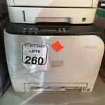 LOTE 260 - 02 IMPRESSORAS RICOH SENDO 01 MULTIFUNCIONAL. (NO ESTADO) ATENÇÃO! FAZER A VISITAÇÃO ANTES DE ARREMATAR, NÃO SABEMOS SE FUNCIONA. LEILÃO NÃO TEM GARANTIA E NEM DEVOLUÇÃO, SUJEITO A POSSÍVEIS AVARIAS VISÍVEIS/OCULTAS E/OU AUSÊNCIA DE COMPONENTES.
